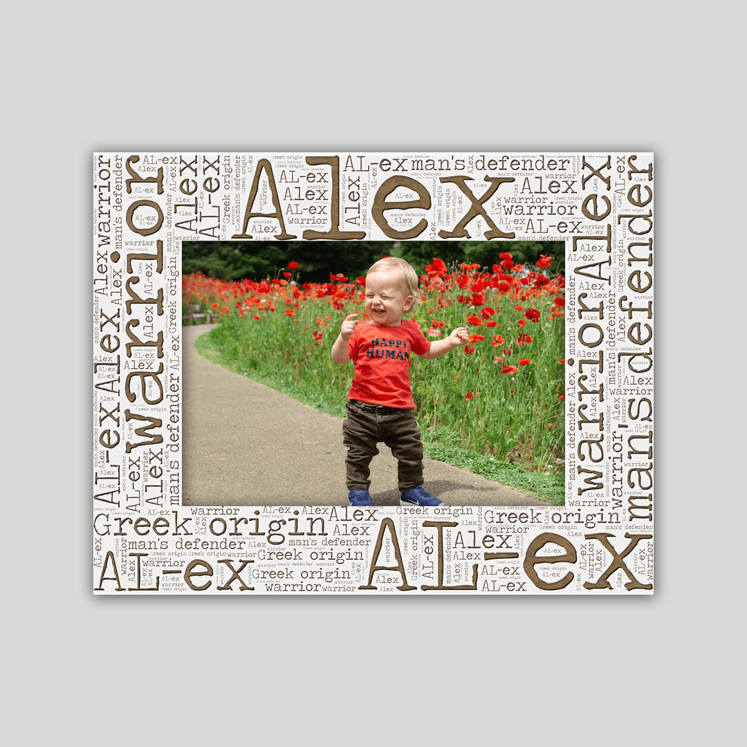 Alex Origins Name Frame - Journey Frames