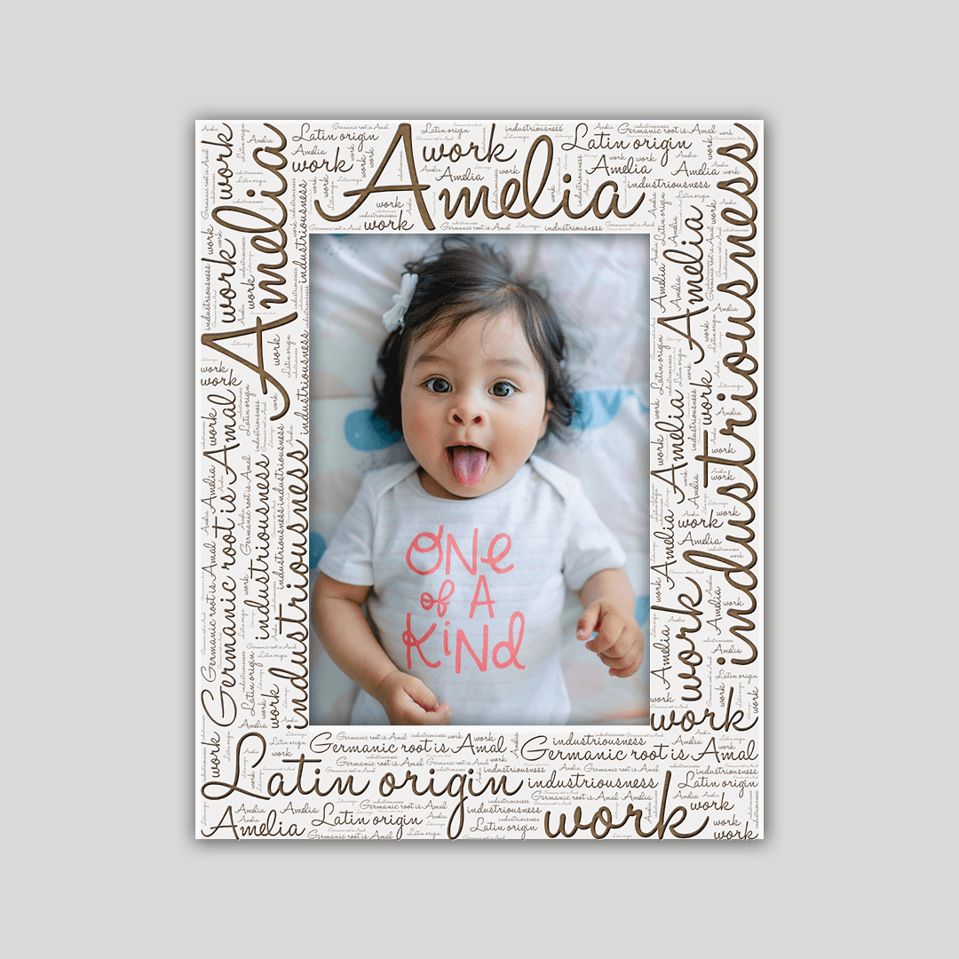 Amelia Origins Name Frame - Journey Frames