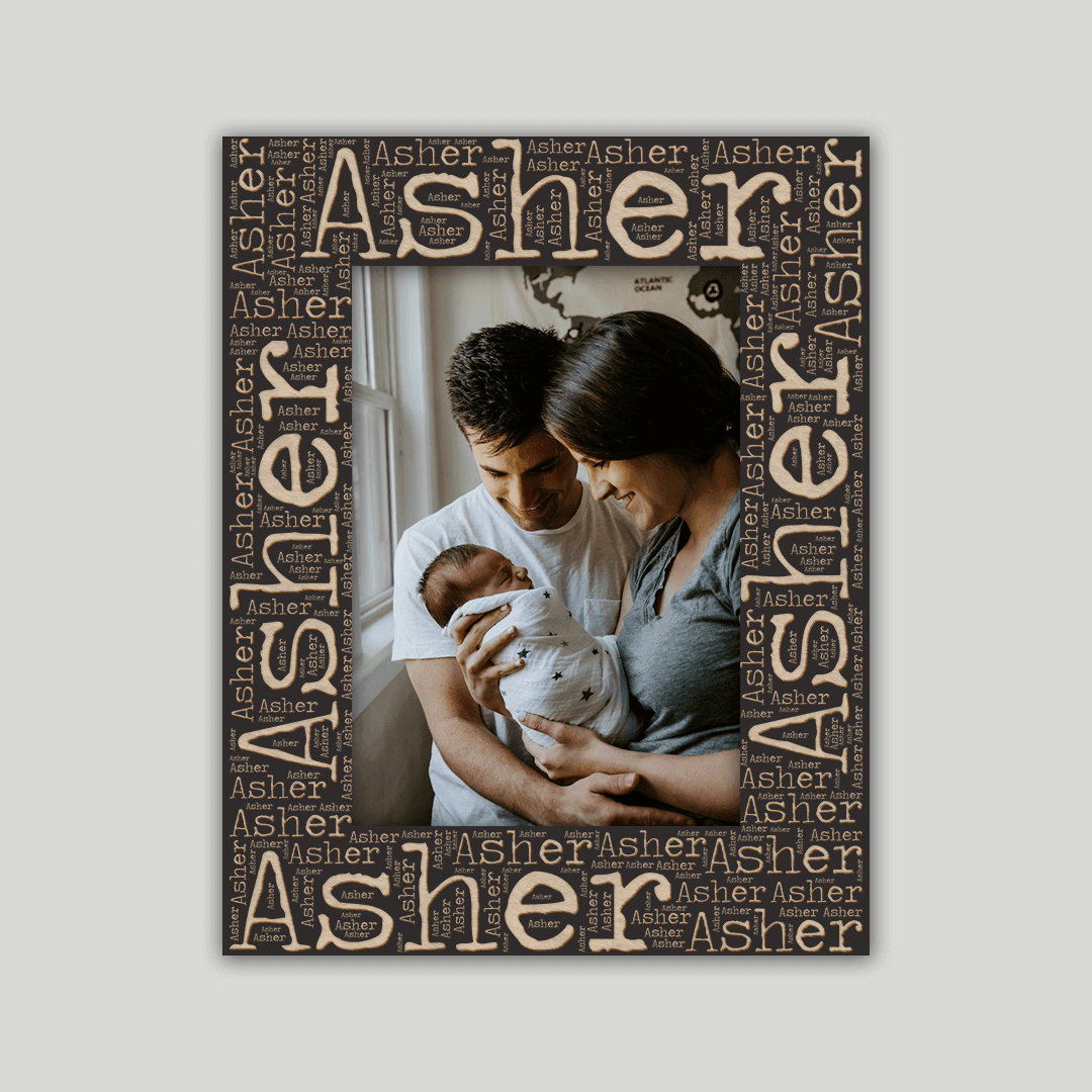 Asher Name Frame - Journey Frames