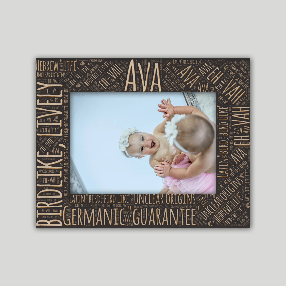 Ava Origins Name Frame - Journey Frames