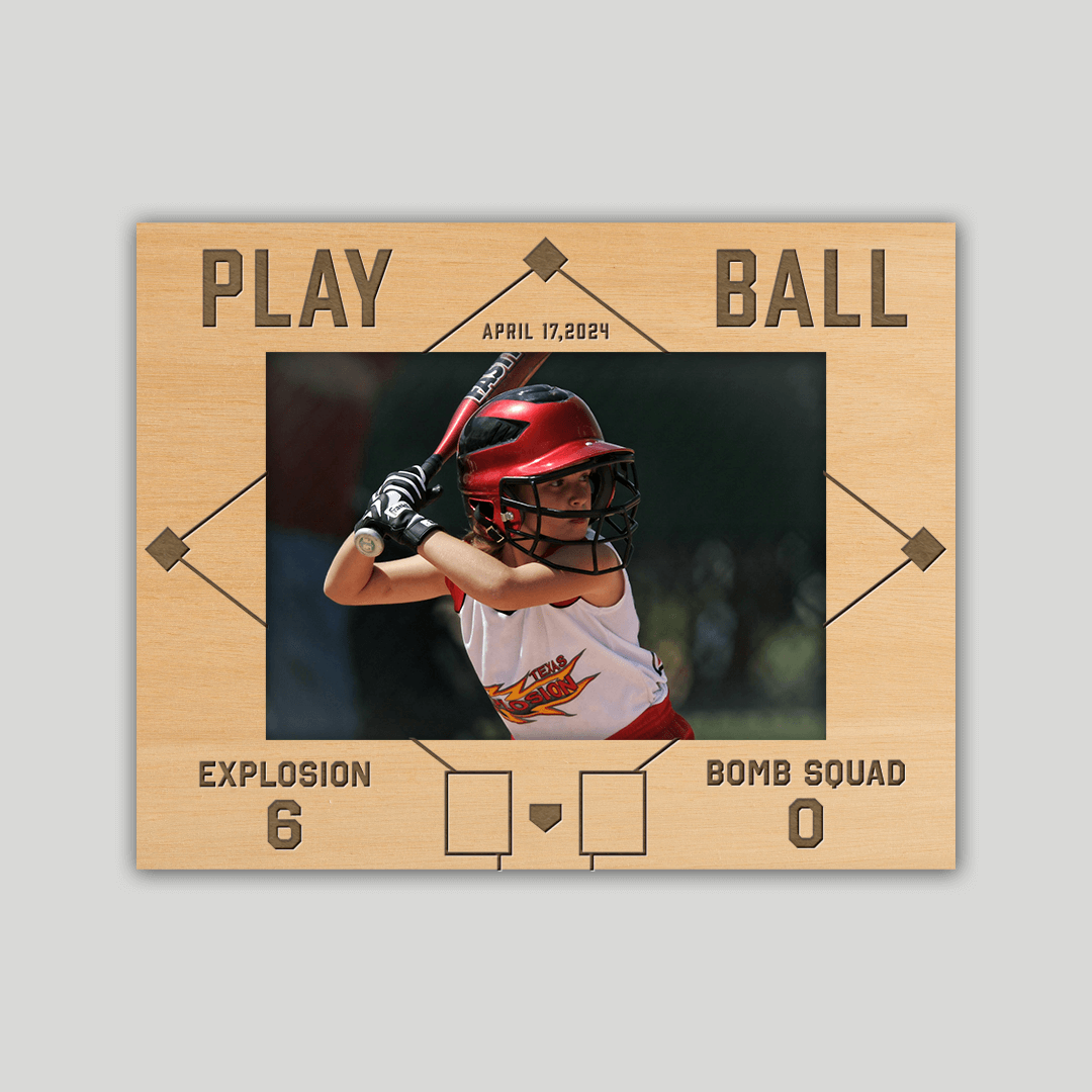 Play Ball Baseball Photo Frame