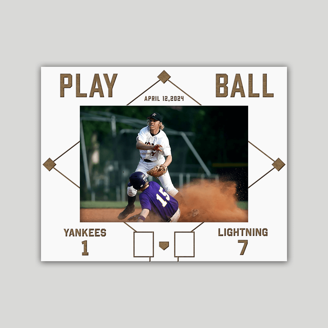 Play Ball Baseball Photo Frame