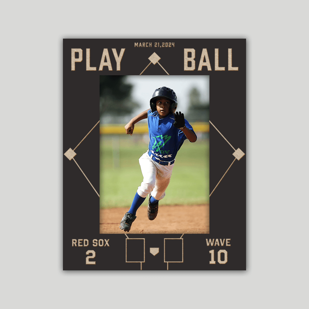 Play Ball Baseball Photo Frame