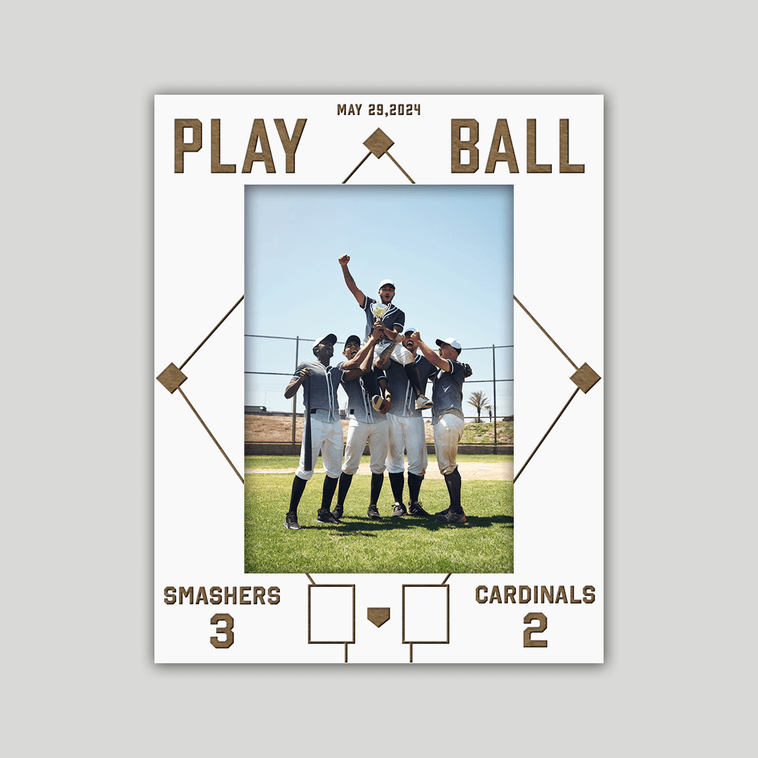 Play Ball Baseball Photo Frame
