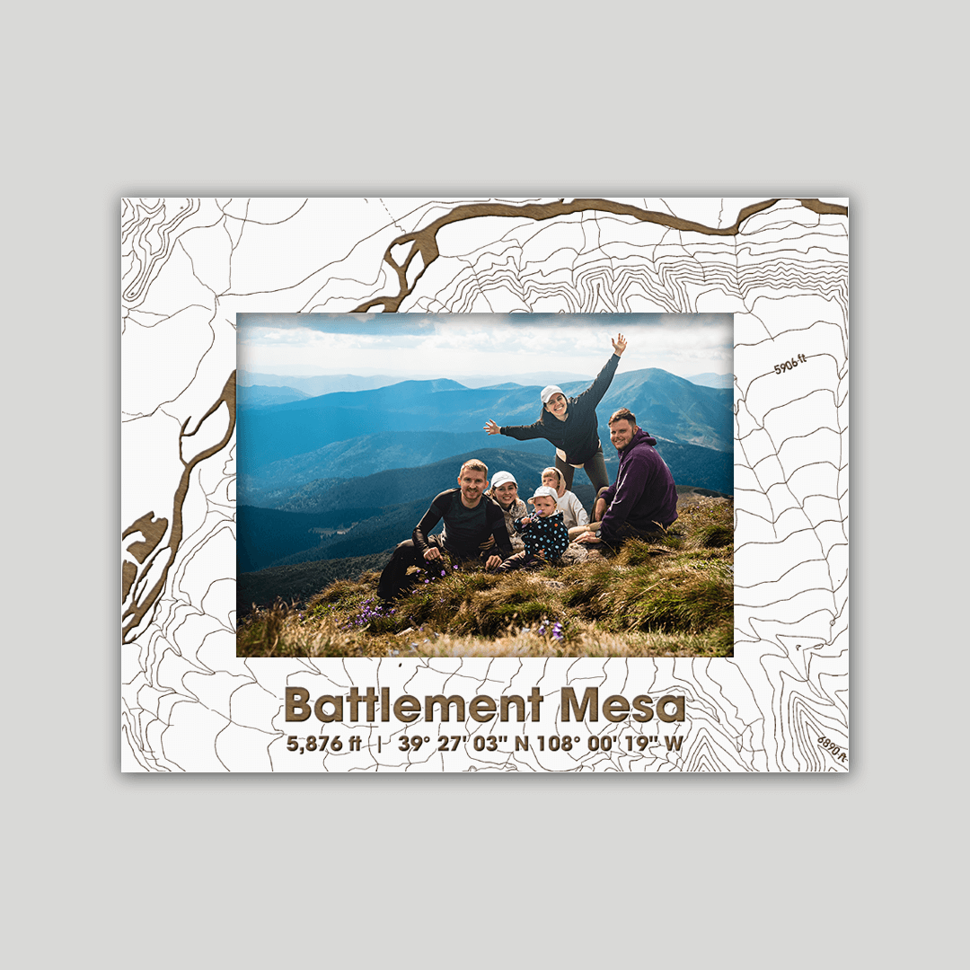 Battlement Mesa Colorado Photo Frame