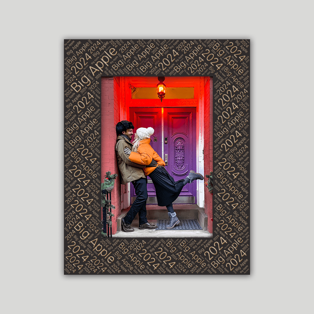 Personalized Big Apple (NYC) Photo Frame