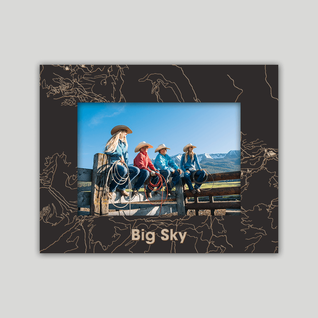Big Sky Montana Photo Frame