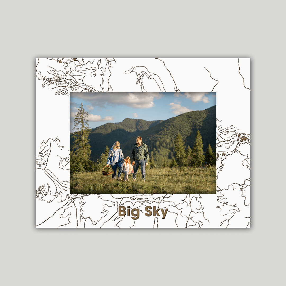 Big Sky Montana Photo Frame