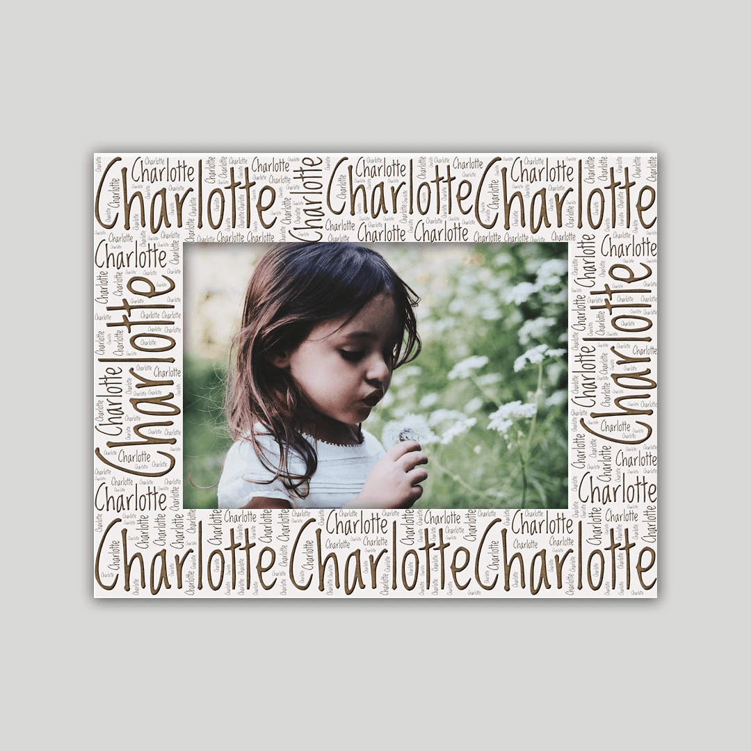 Charlotte Name Frame - Journey Frames
