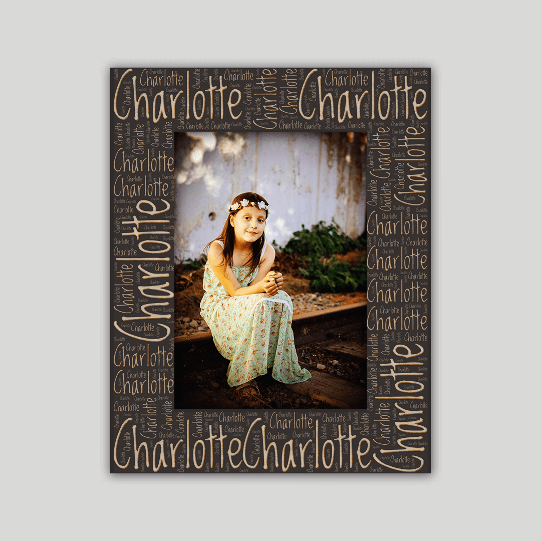 Charlotte Name Frame - Journey Frames