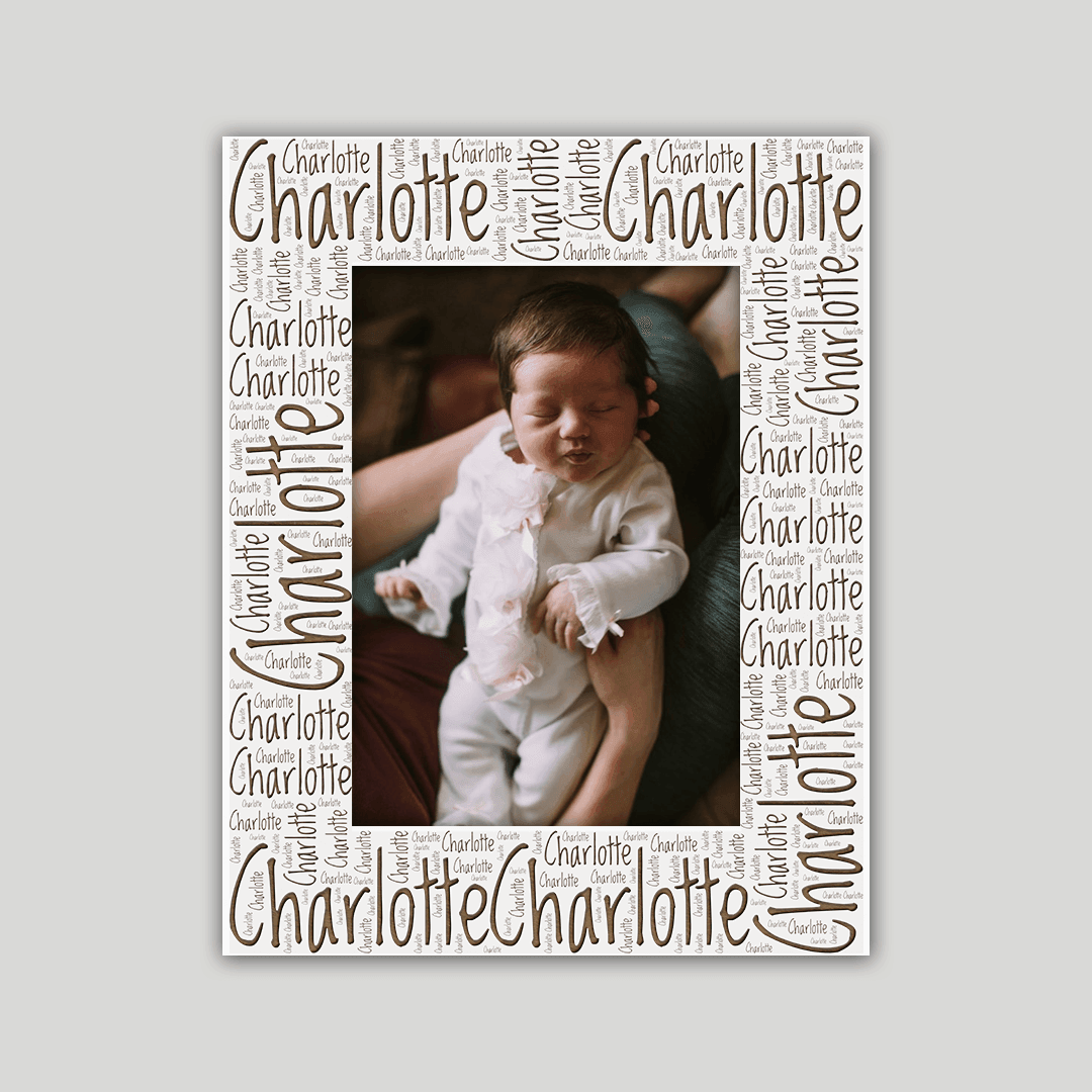 Charlotte Name Frame - Journey Frames