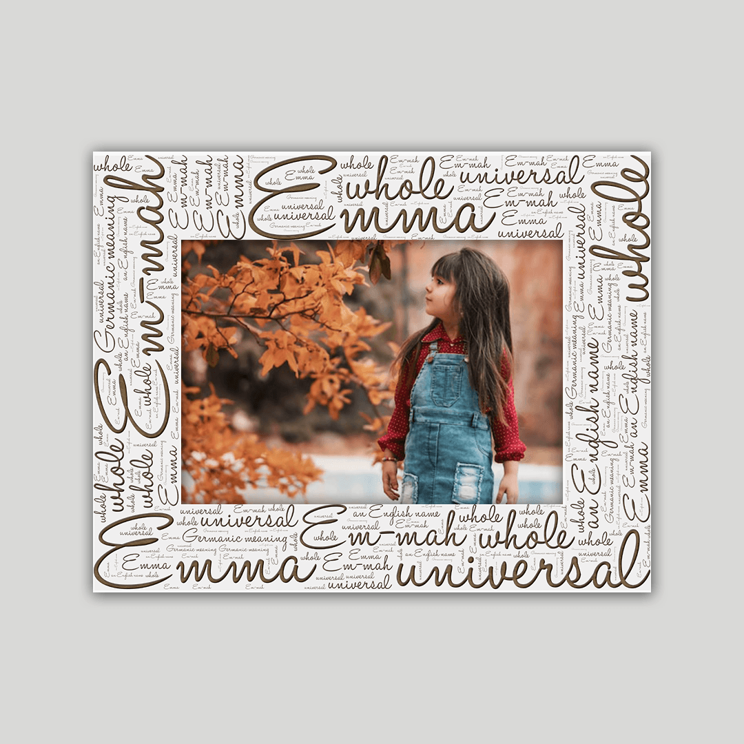 Emma Origins Name Frame - Journey Frames