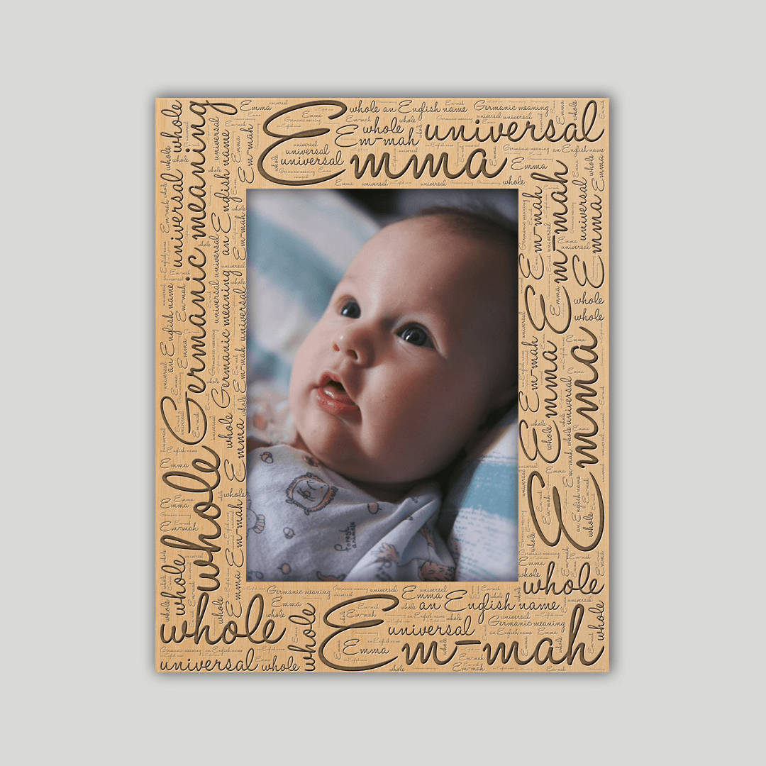 Emma Origins Name Frame - Journey Frames