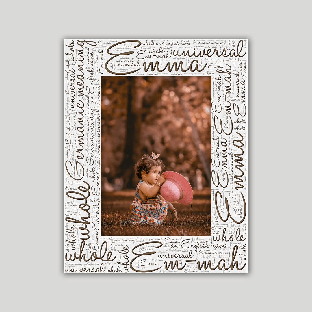 Emma Origins Name Frame - Journey Frames