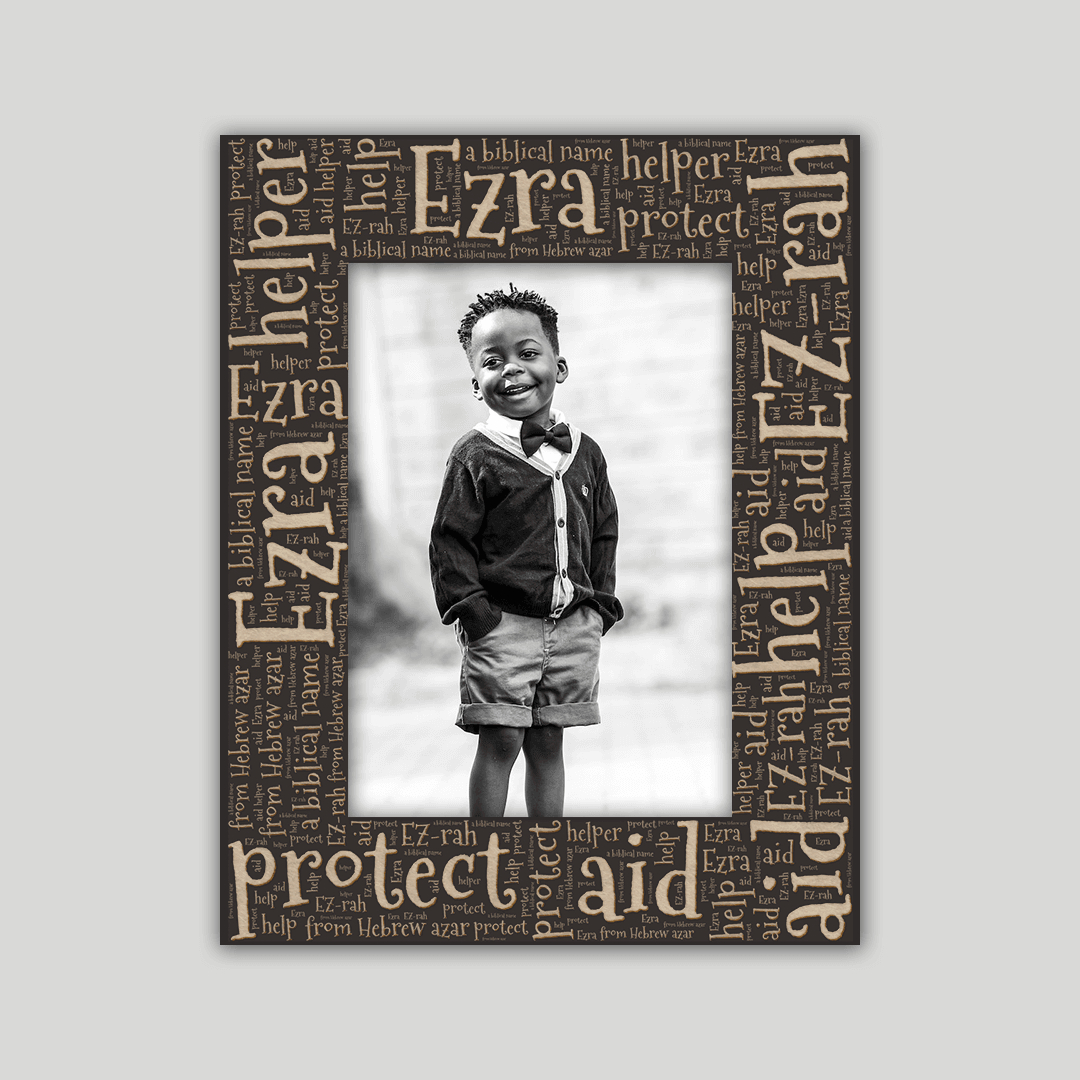 Ezra Origins Name Frame - Journey Frames