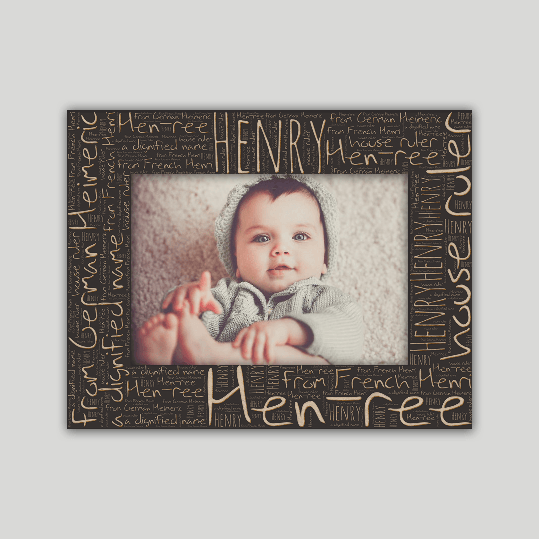 Henry Origins Name Frame - Journey Frames