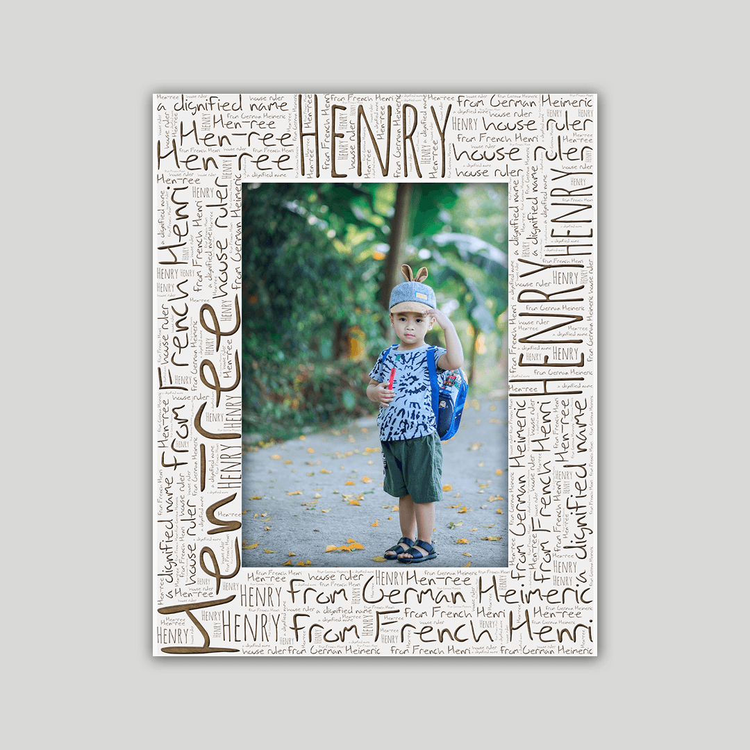 Henry Origins Name Frame - Journey Frames