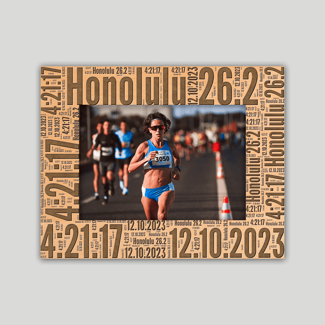 Honolulu Marathon Photo Frame