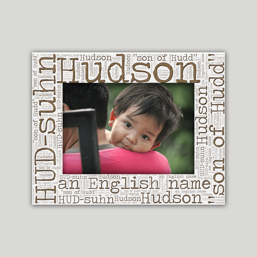 Hudson Origins Name Frame - Journey Frames