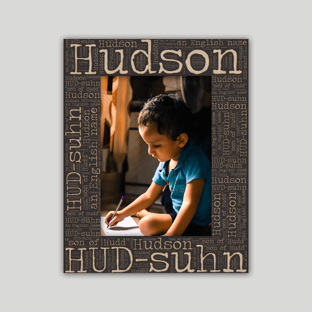 Hudson Origins Name Frame - Journey Frames