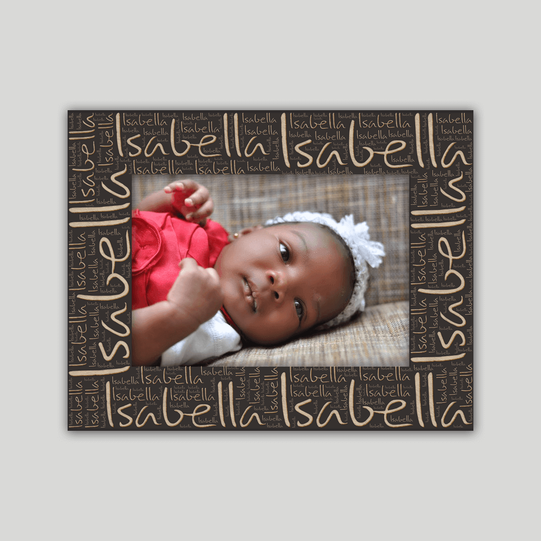 Isabella Name Frame - Journey Frames