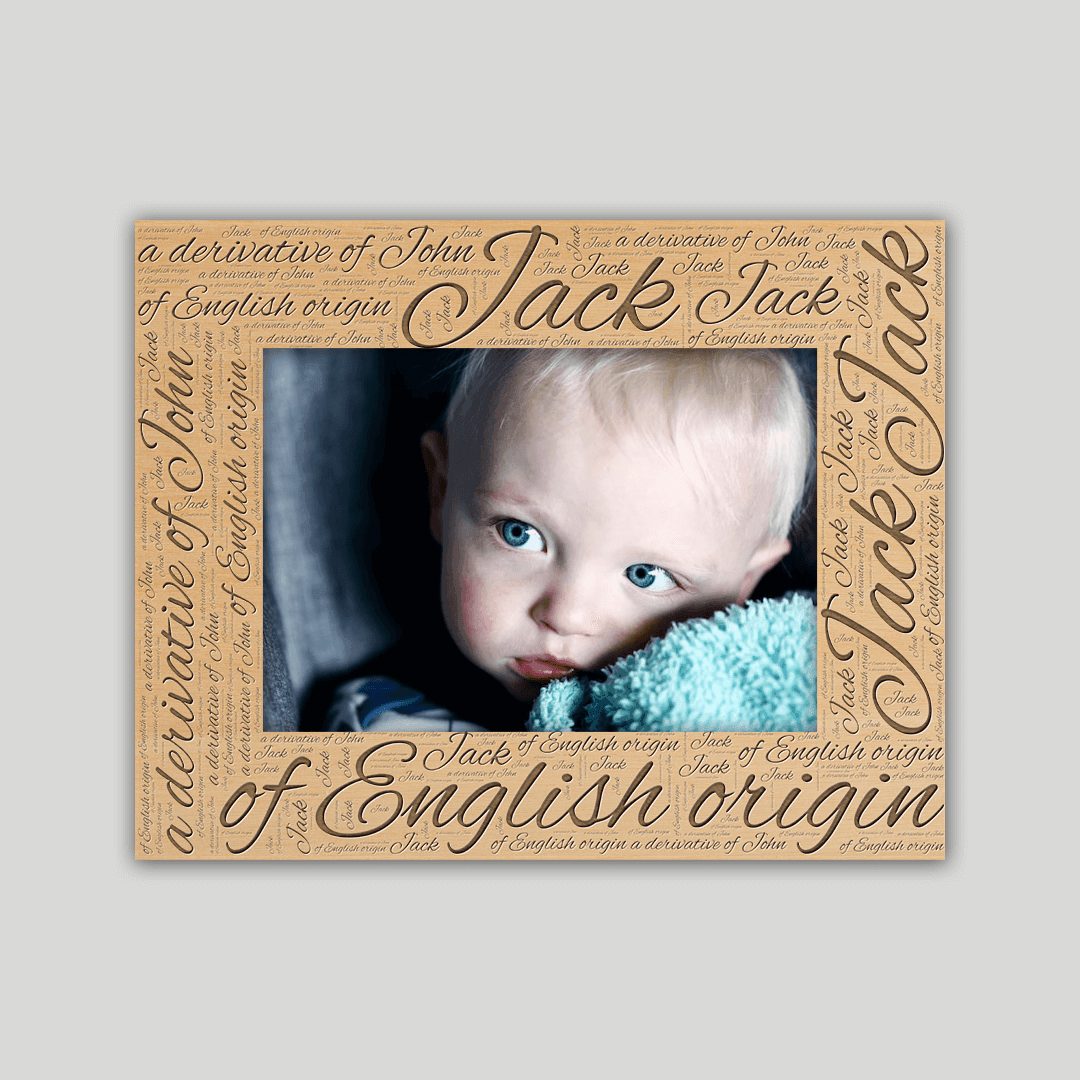 Jack Origins Name Frame - Journey Frames