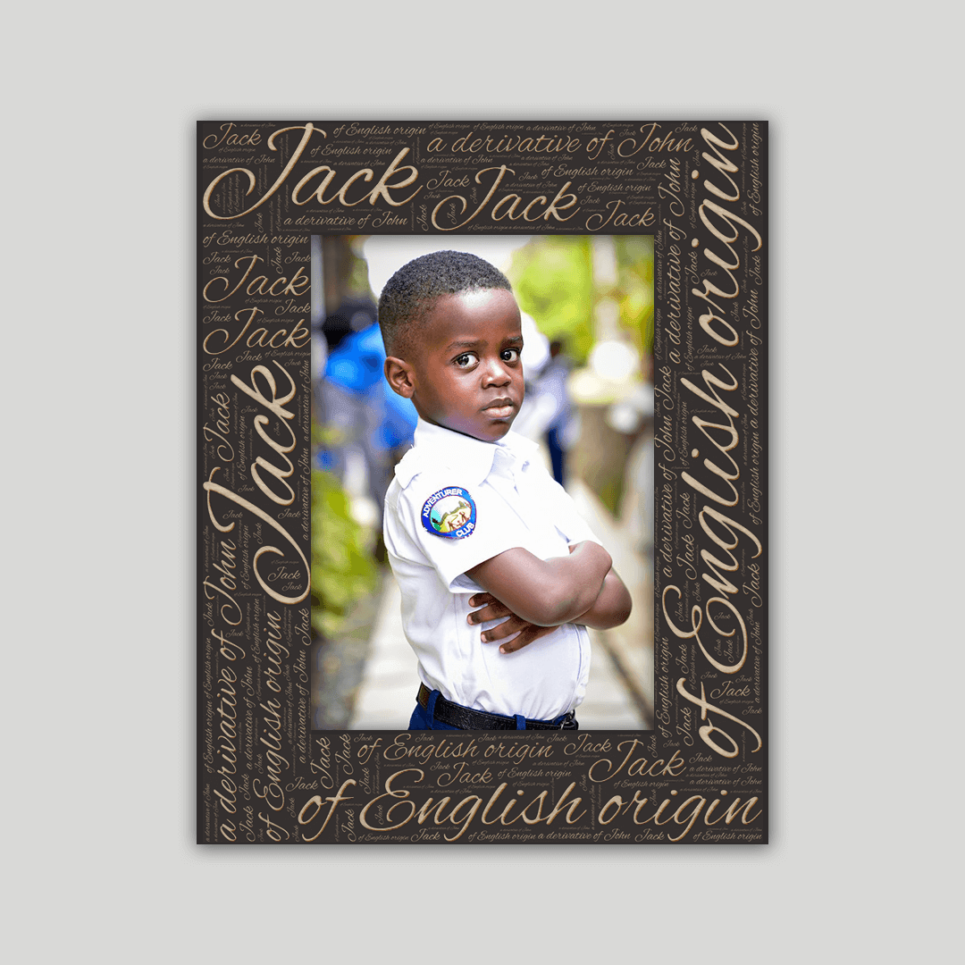 Jack Origins Name Frame - Journey Frames