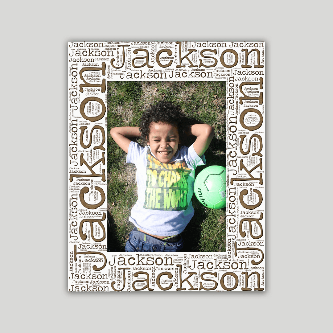 Jackson Name Frame - Journey Frames
