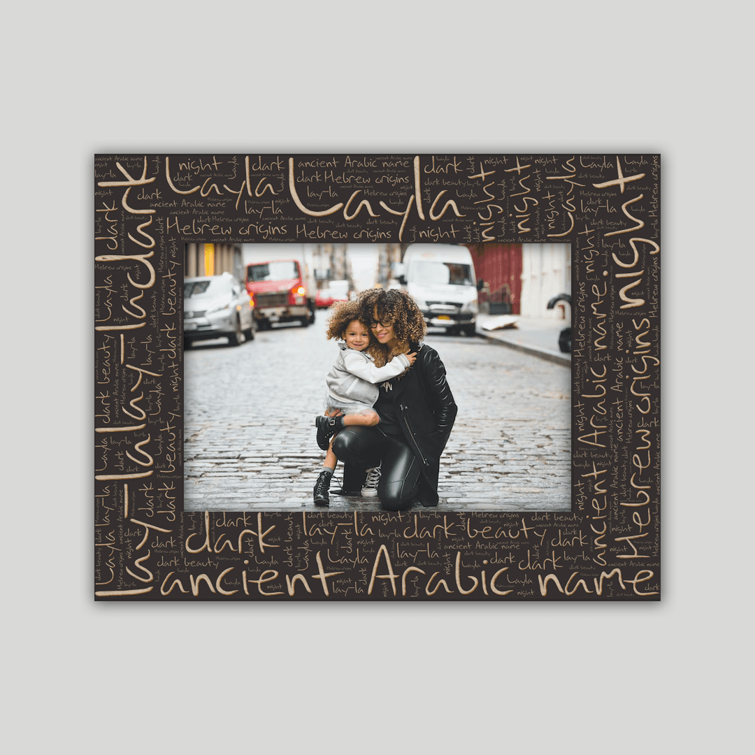 Layla Origins Name Frame - Journey Frames