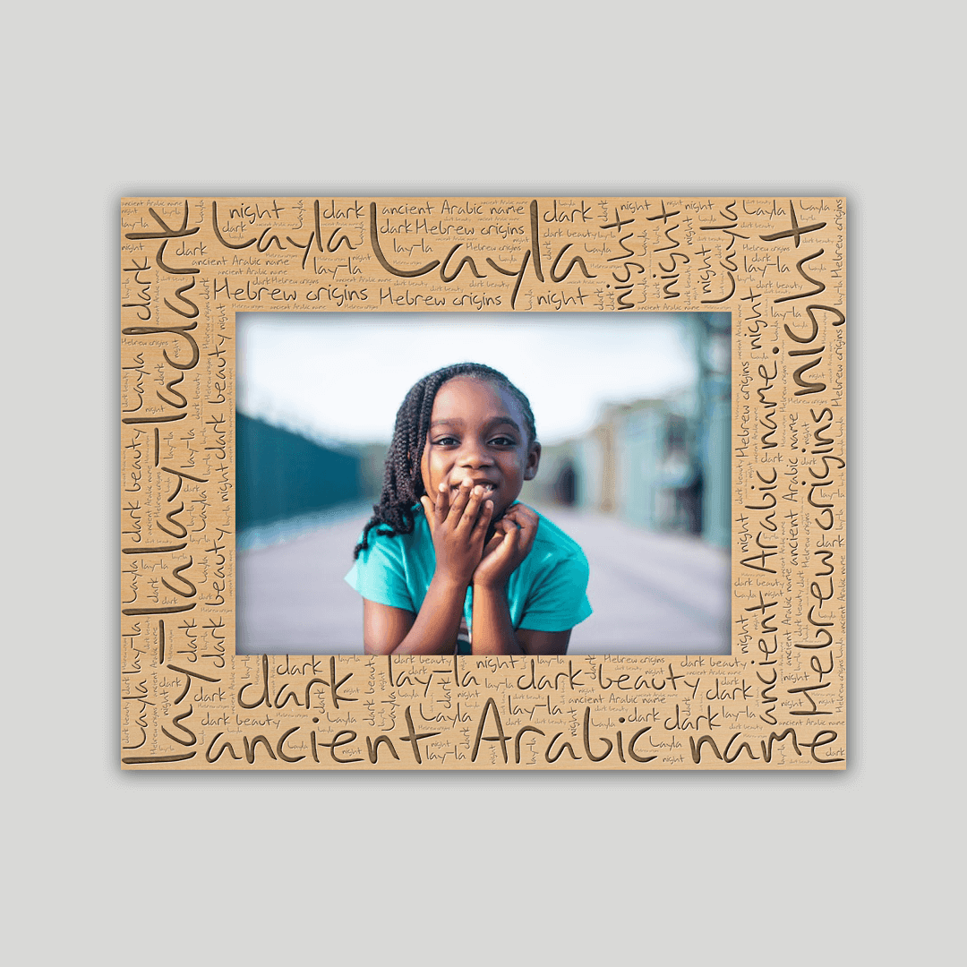 Layla Origins Name Frame - Journey Frames