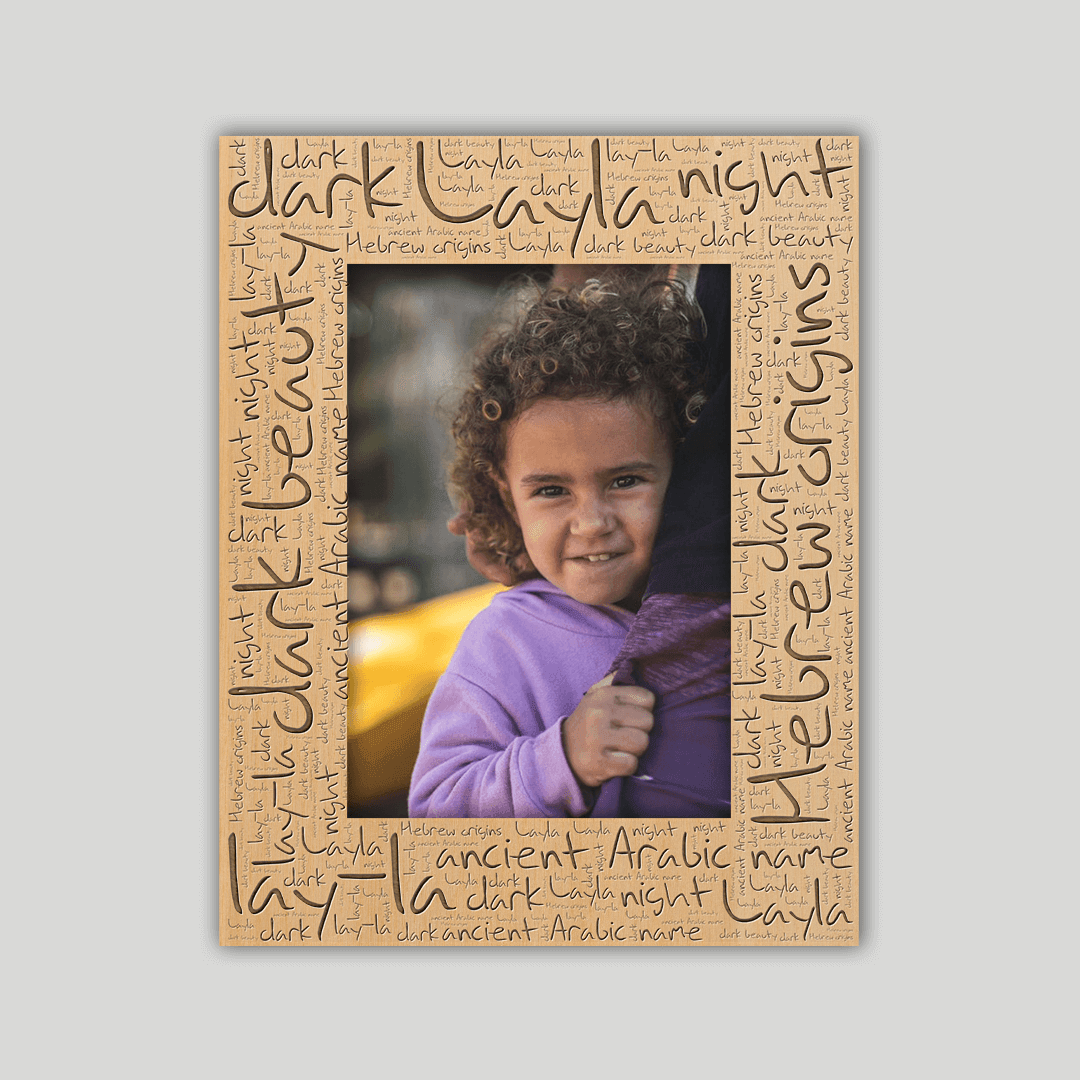 Layla Origins Name Frame - Journey Frames