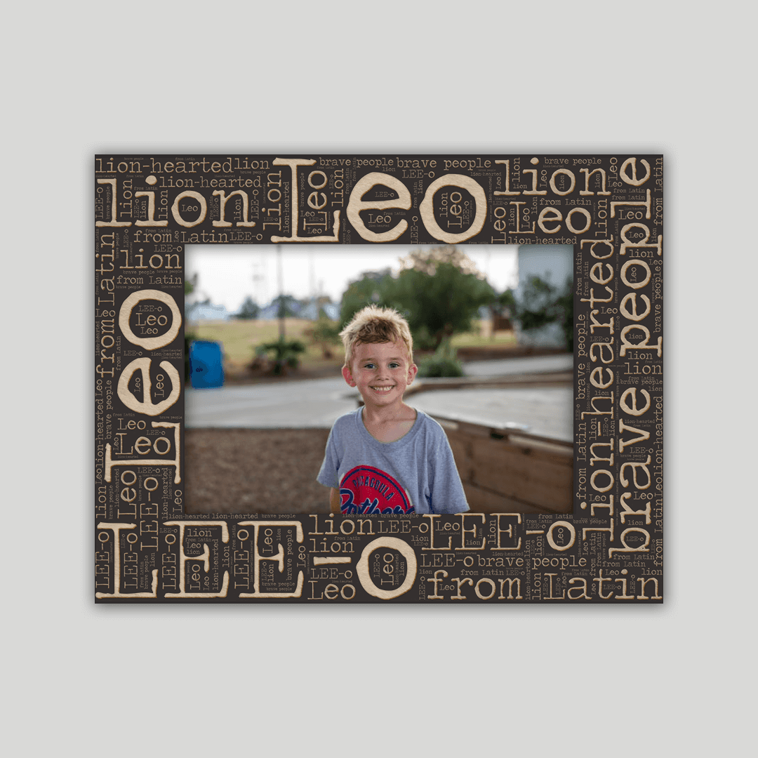 Leo Origins Name Frame - Journey Frames
