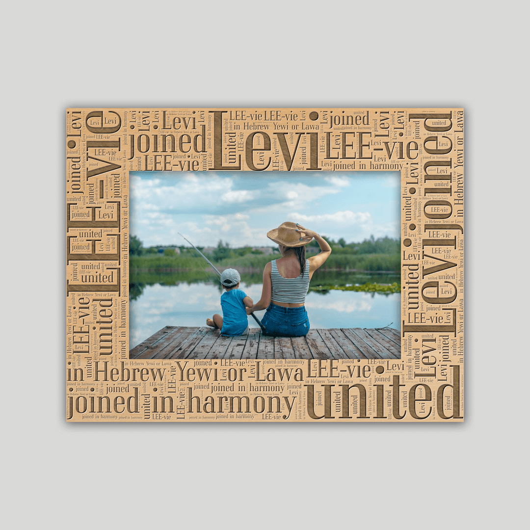 Levi Origins Name Frame - Journey Frames