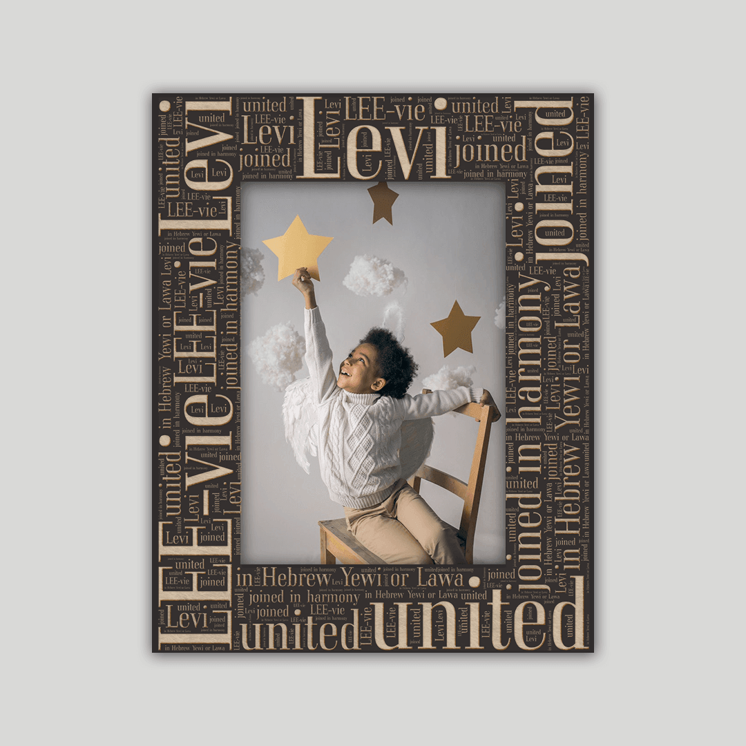 Levi Origins Name Frame - Journey Frames