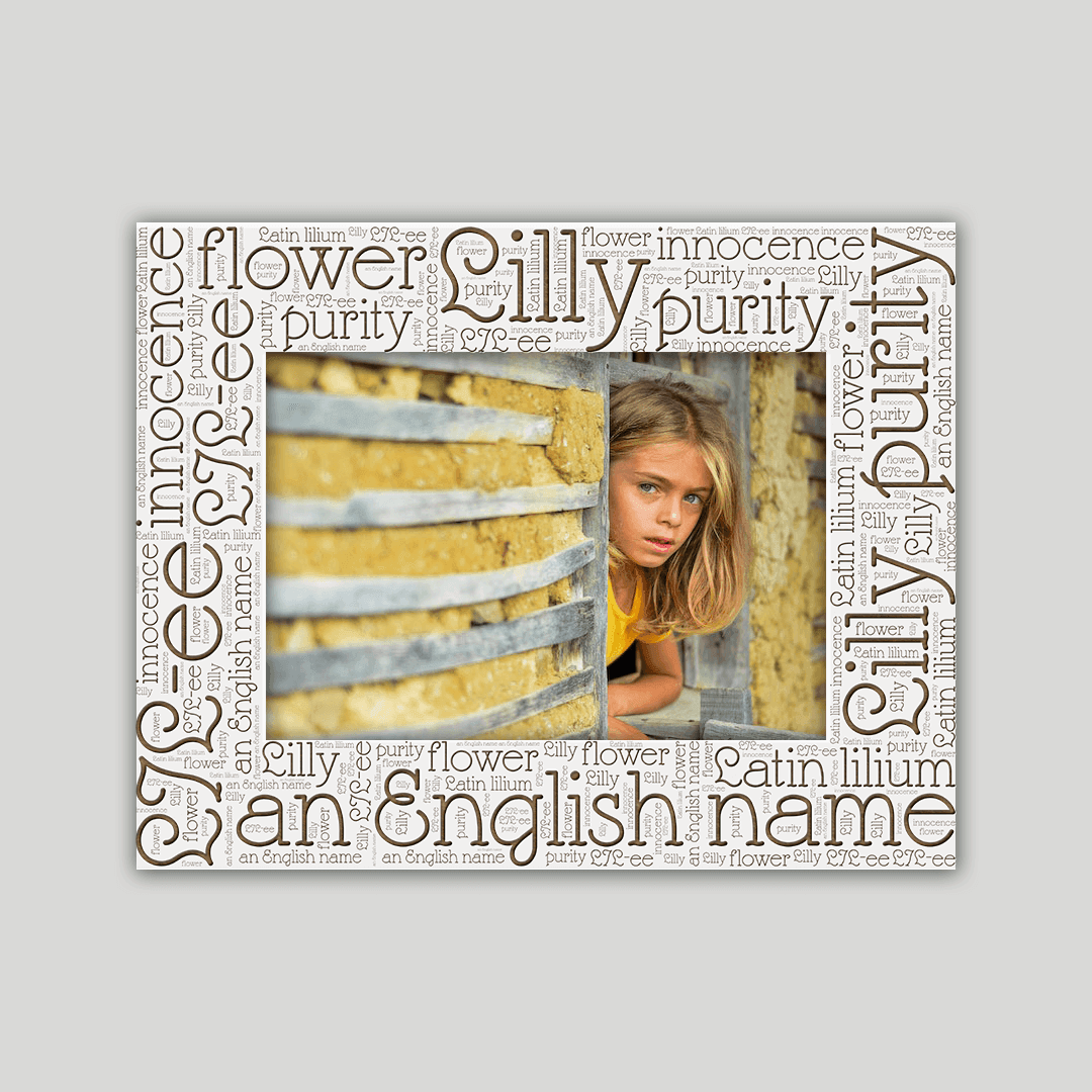 Lily Origins Name Frame - Journey Frames