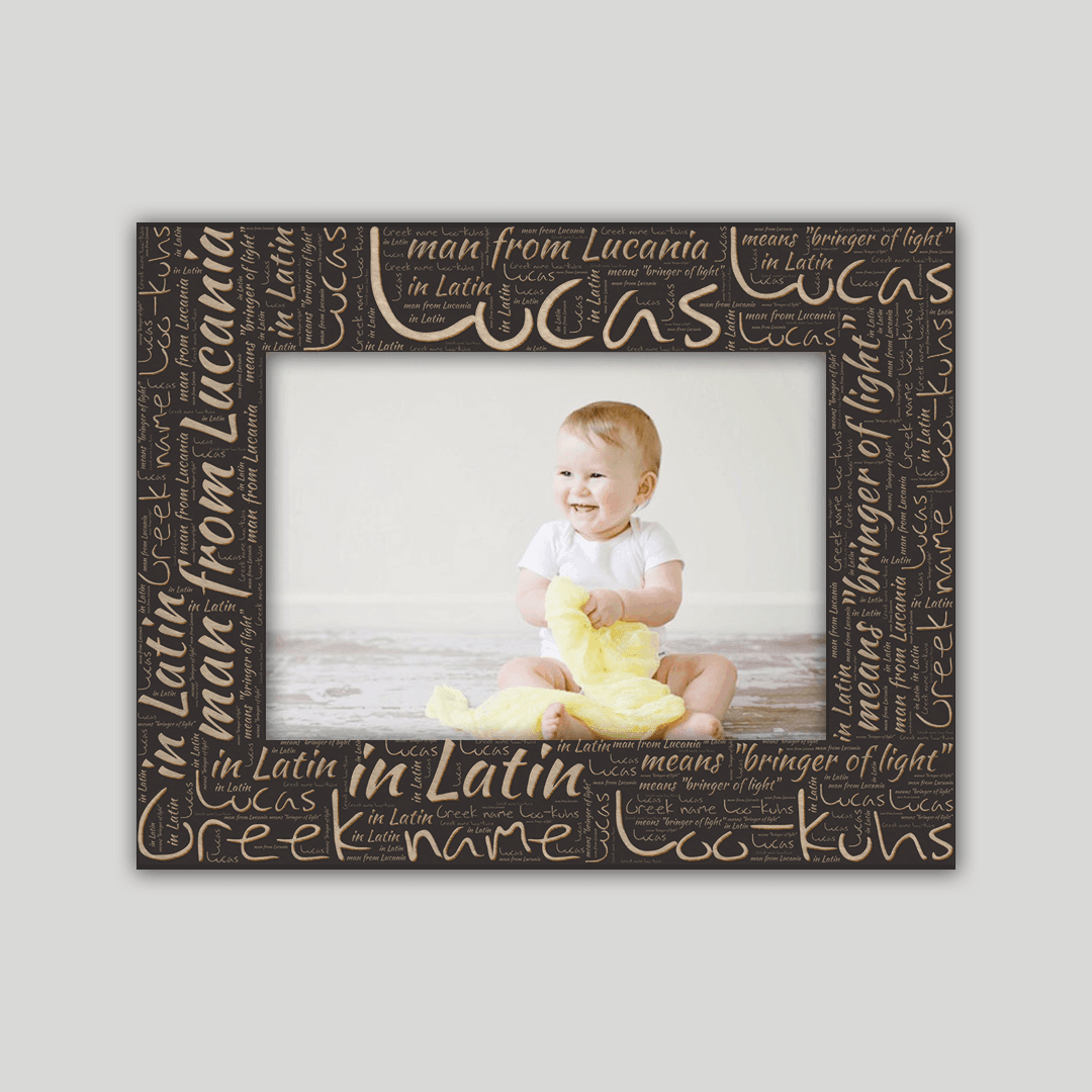 Lucas Origins Name Frame - Journey Frames