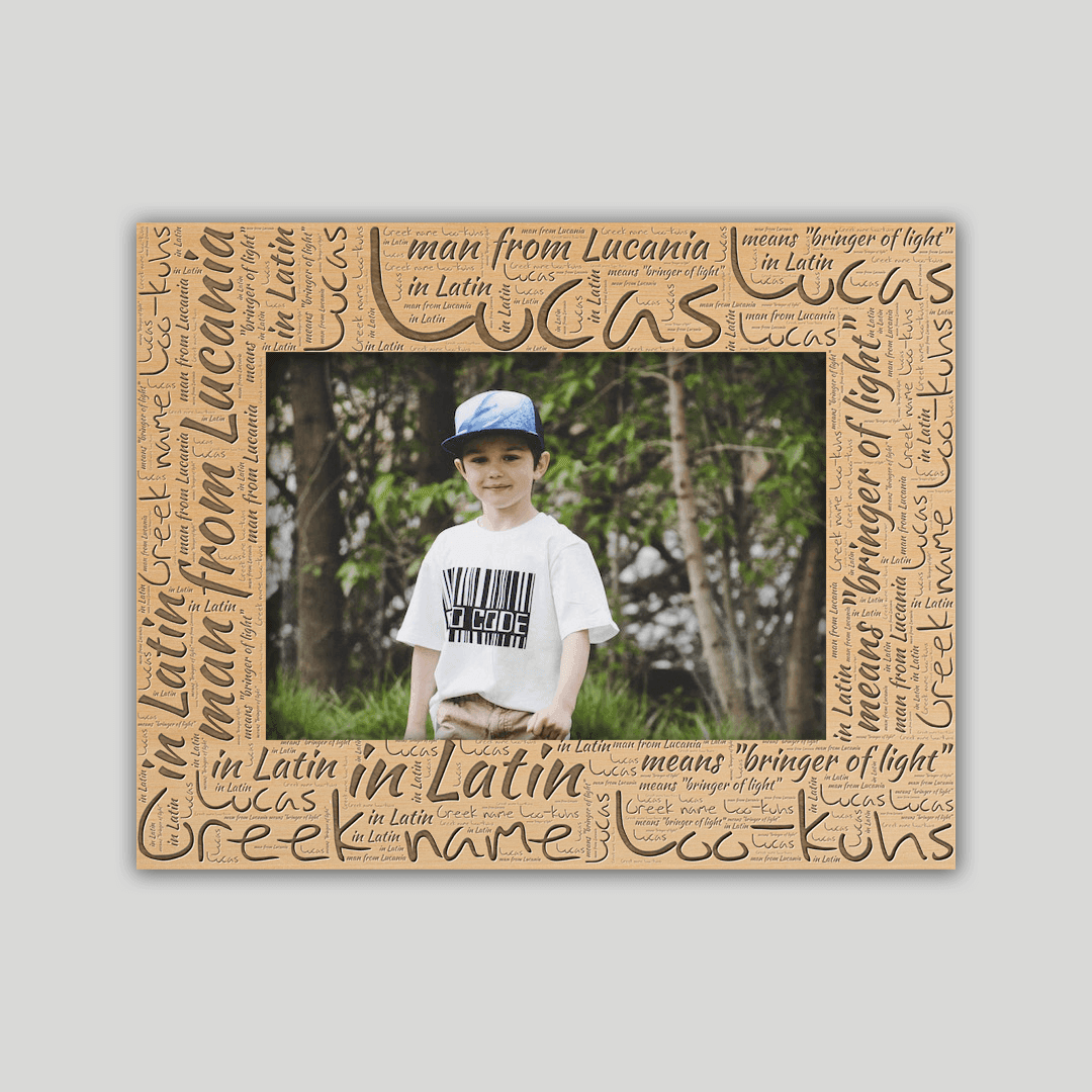 Lucas Origins Name Frame - Journey Frames