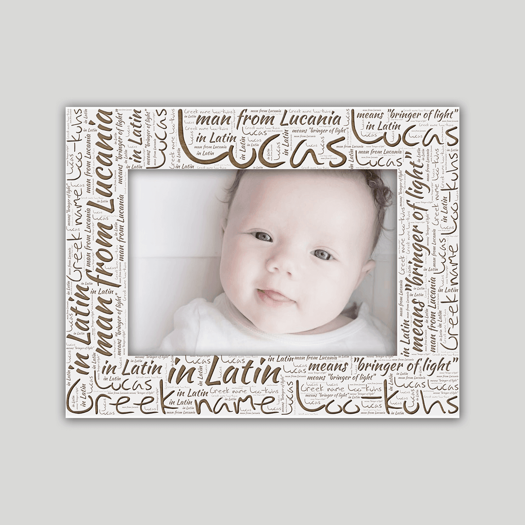 Lucas Origins Name Frame - Journey Frames