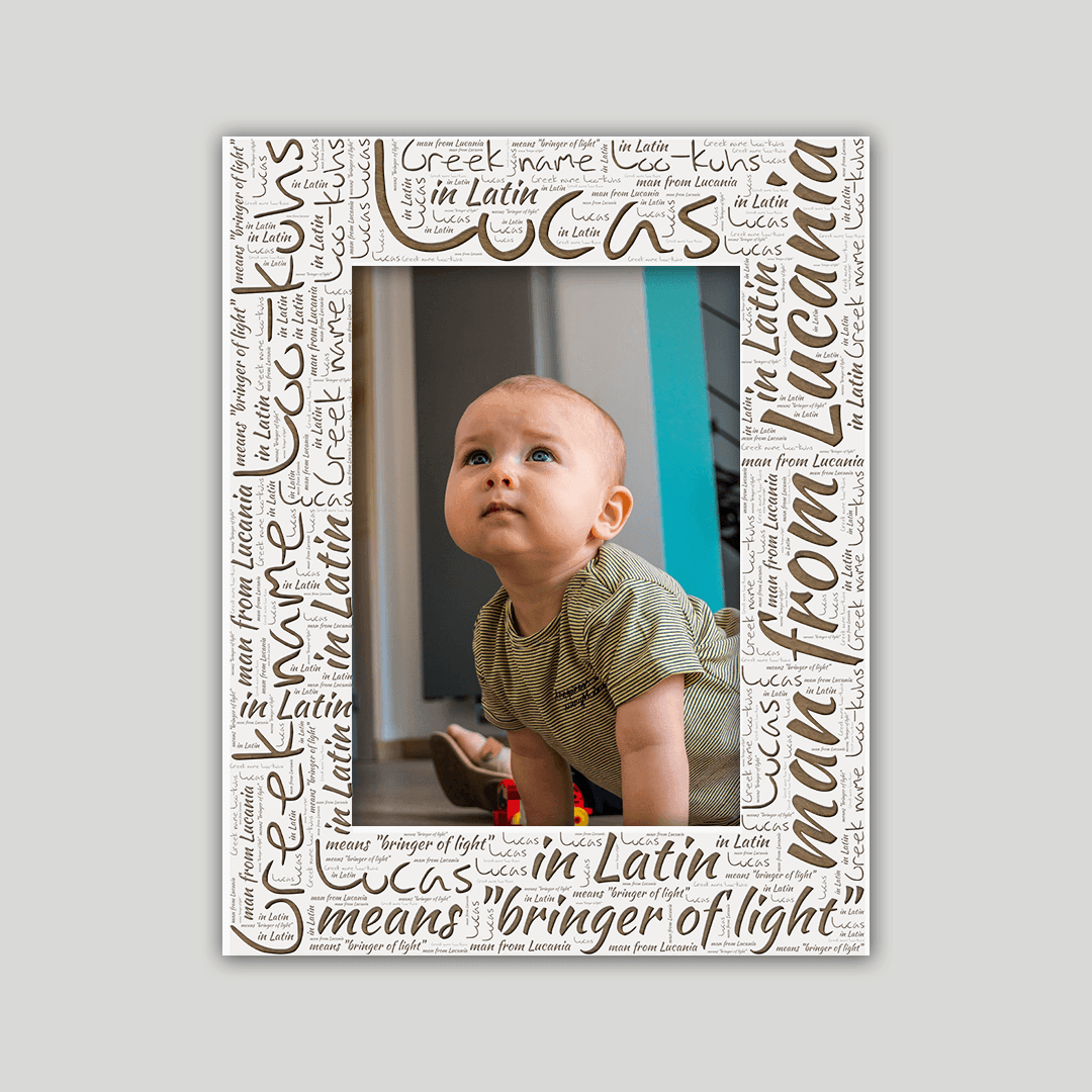 Lucas Origins Name Frame - Journey Frames