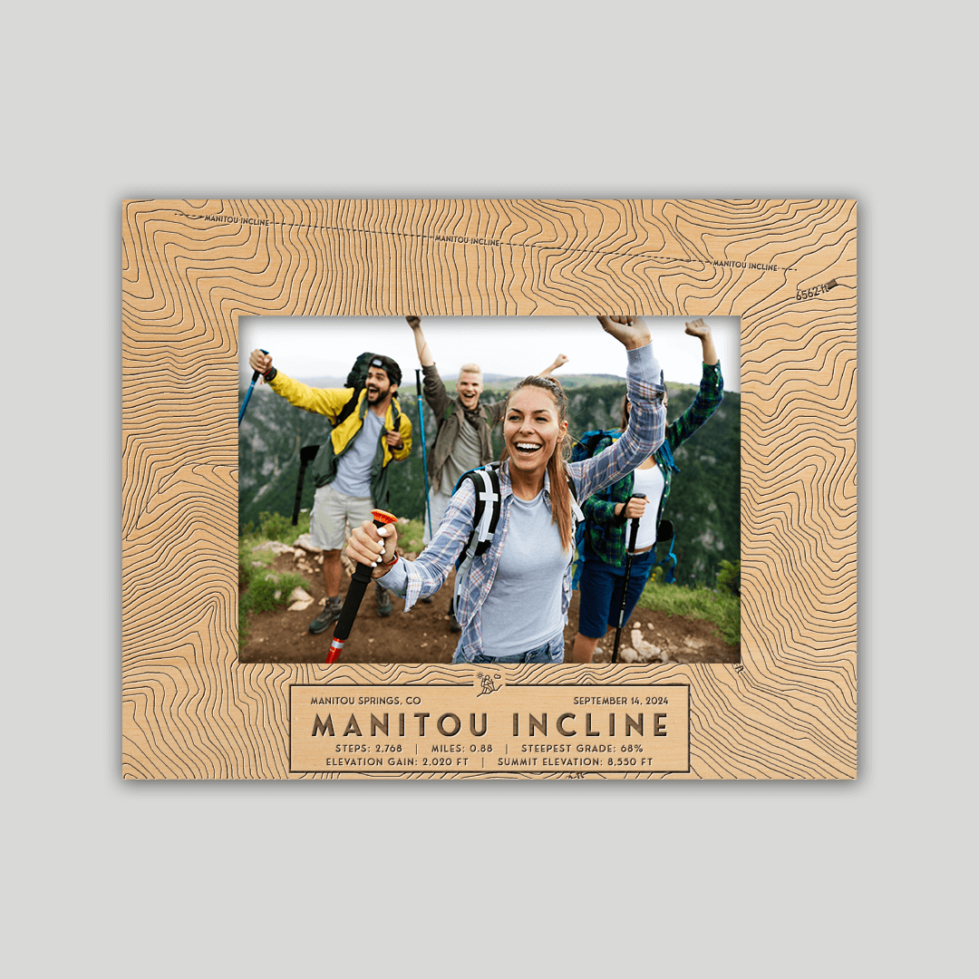 Manitou Incline Map Frame