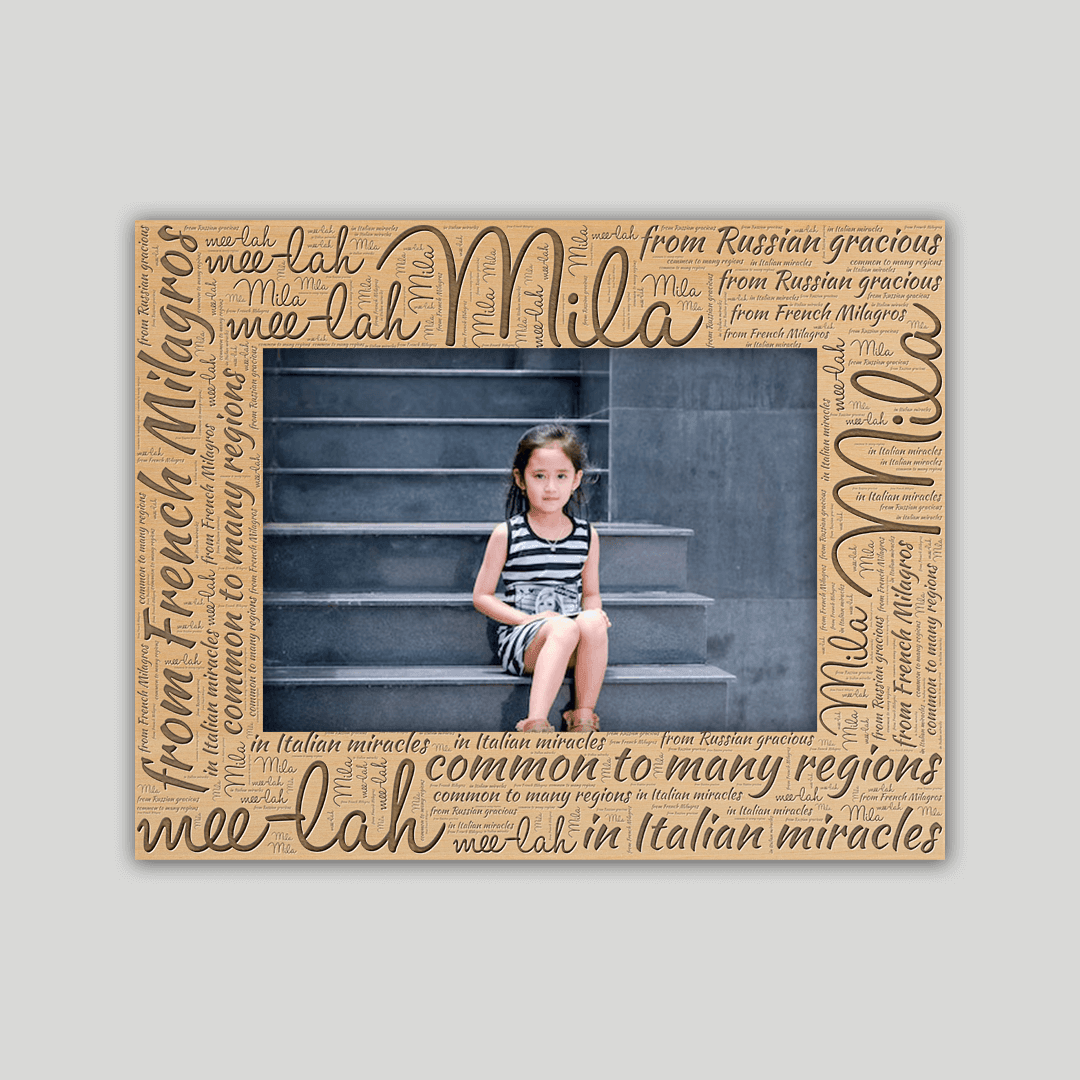 Mila Origins Name Frame - Journey Frames