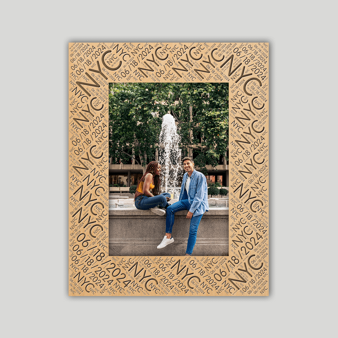 Personalized New York City Photo Frame
