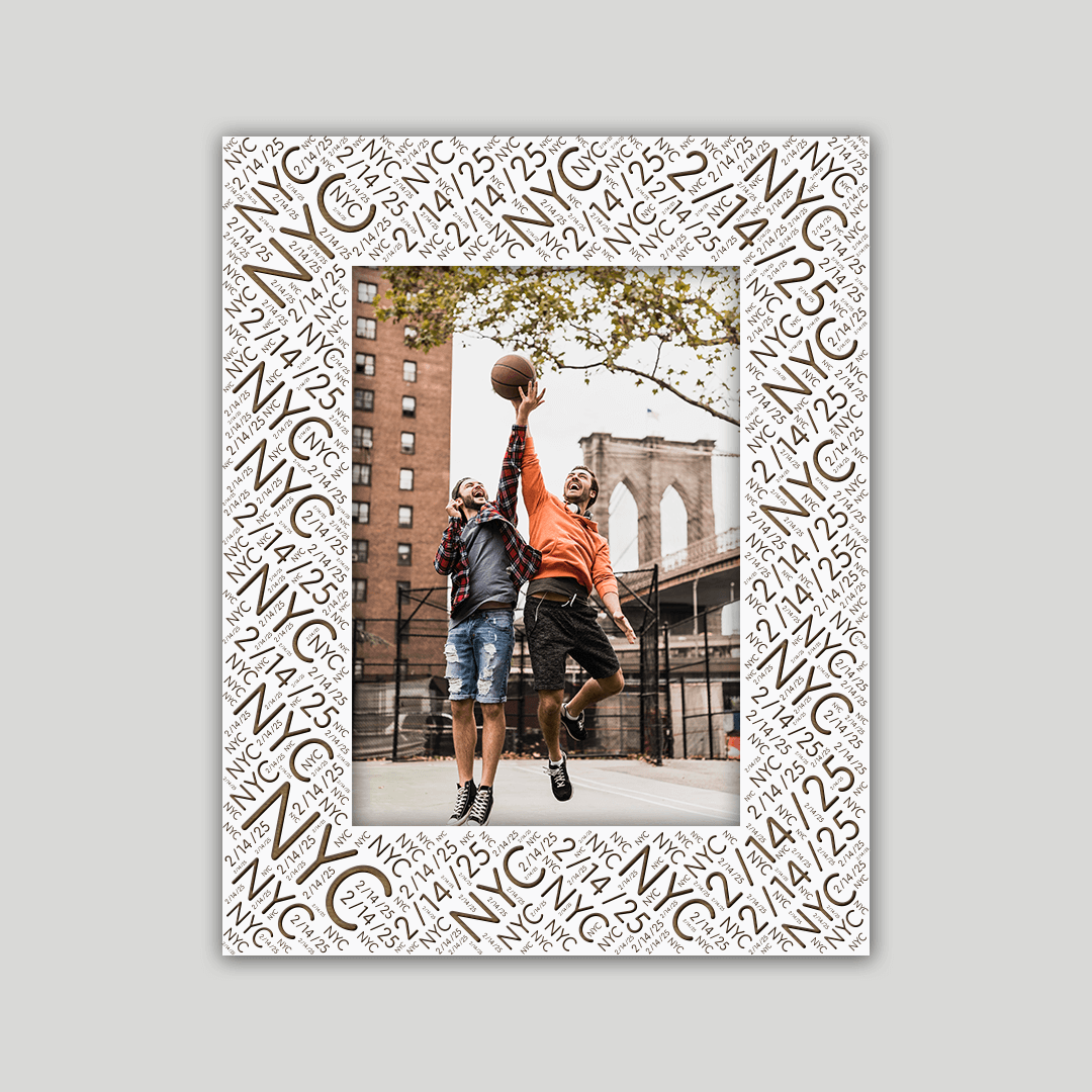 Personalized New York City Photo Frame