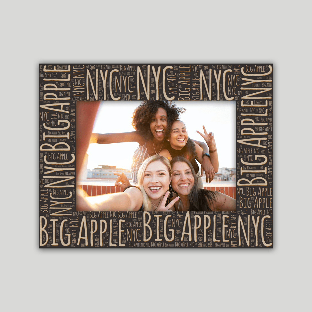 New York City Frame Wordcloud - Journey Frames