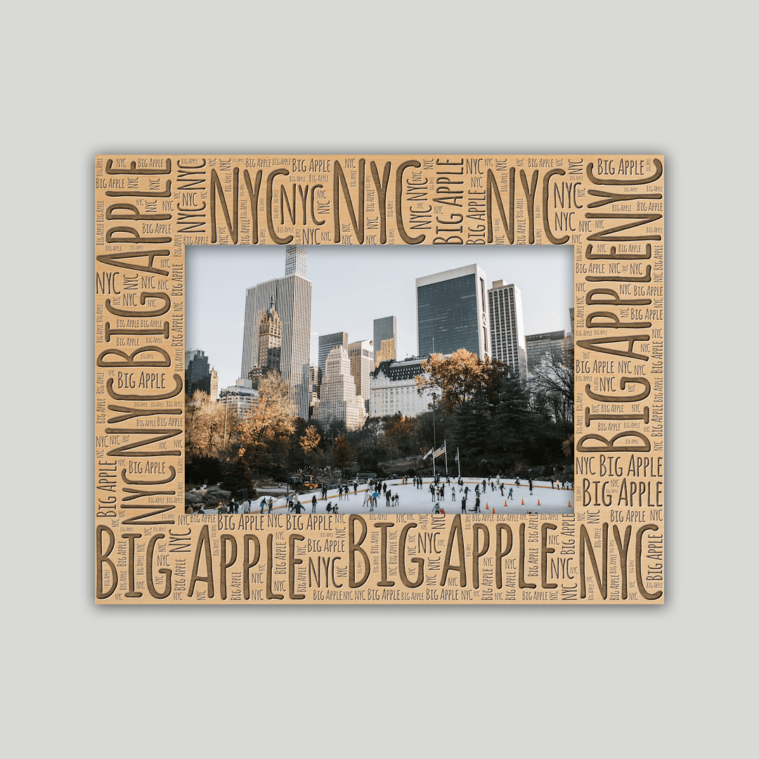 New York City Frame Wordcloud - Journey Frames