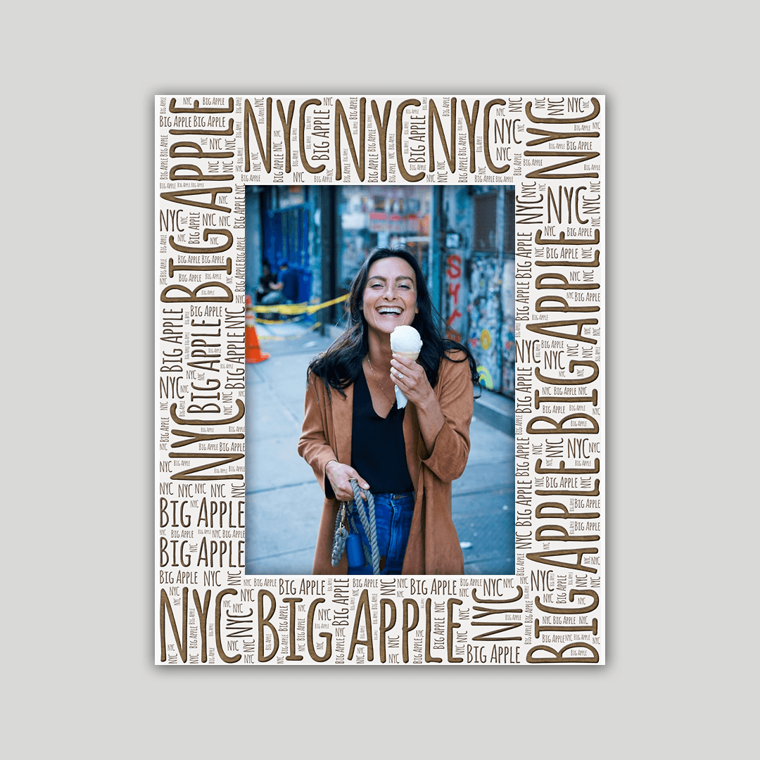 New York City Frame Wordcloud - Journey Frames