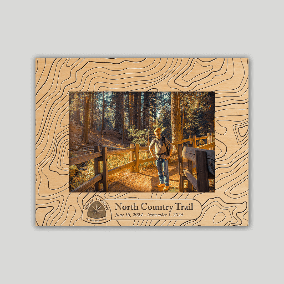 North Country Trail Custom Photo Frame