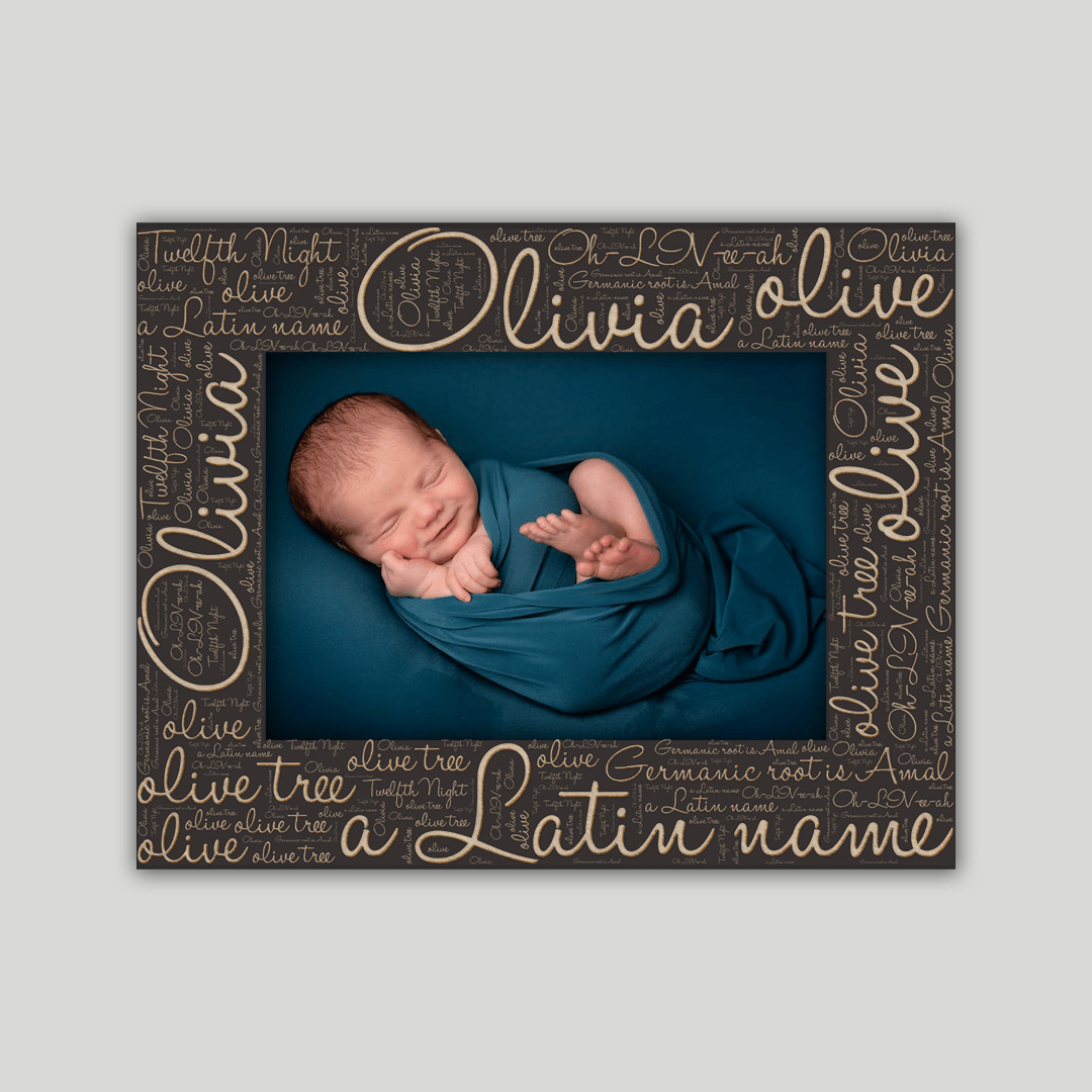 Olivia Origins Name Frame - Journey Frames