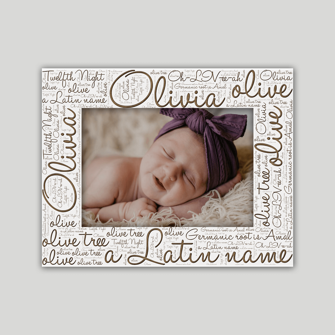 Olivia Origins Name Frame - Journey Frames