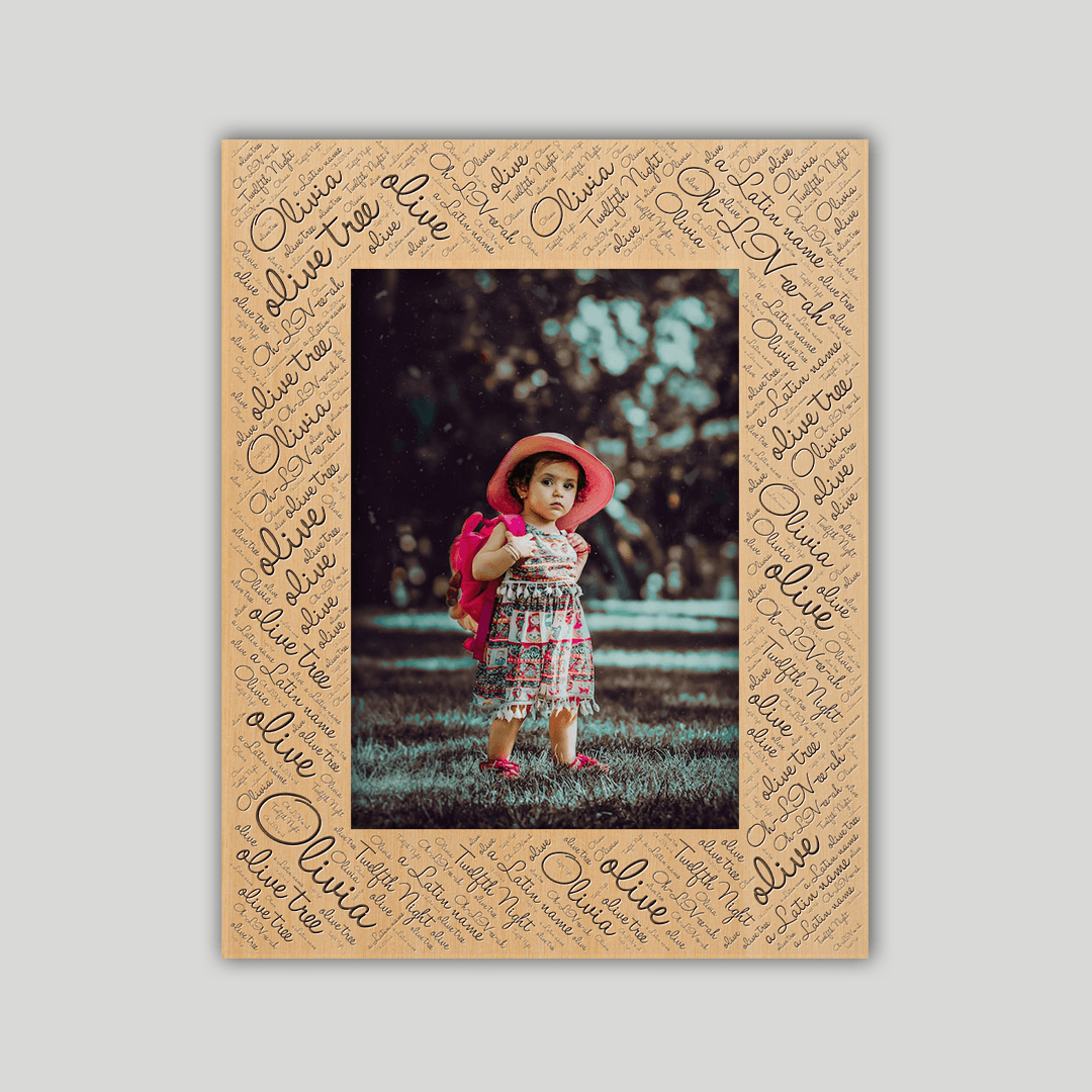 Olivia Origins Name Frame - Journey Frames